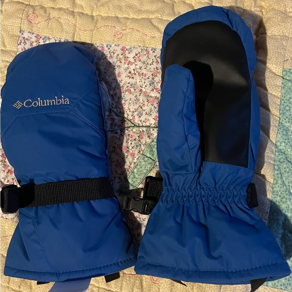 Columbia Kids' Blue Mittens